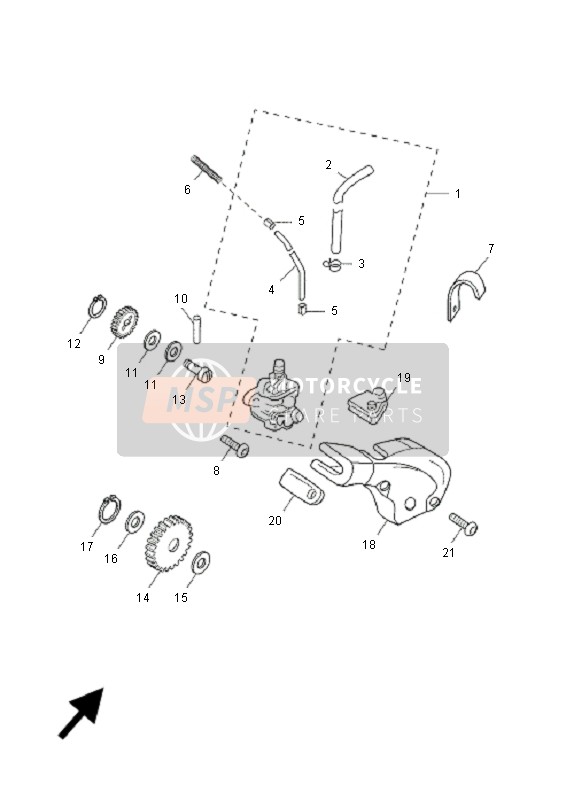 934400813000, Sicherungsscheibe, Yamaha, 3